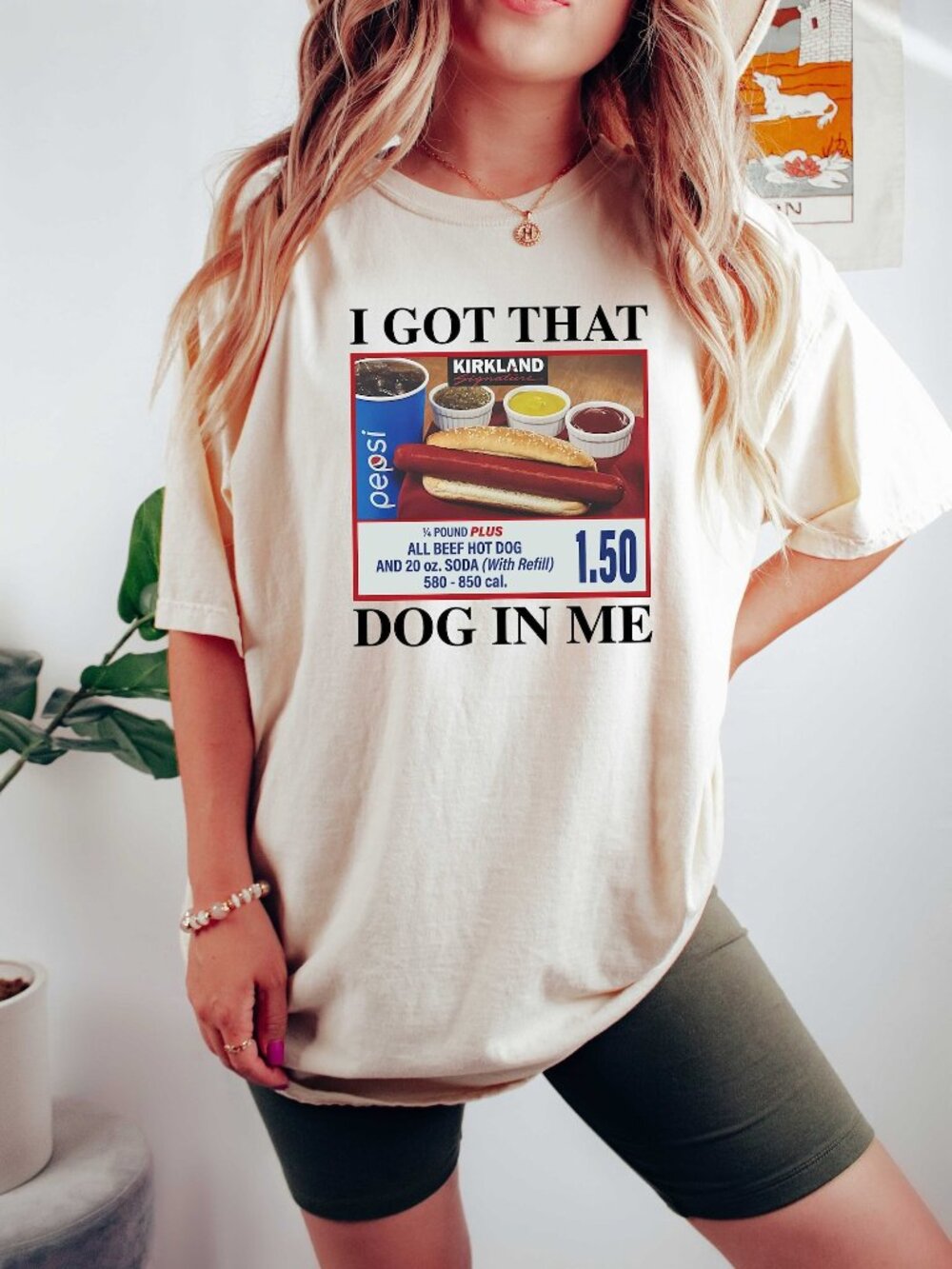 I Got That Dog In Me Funny Hotdog Shirt
